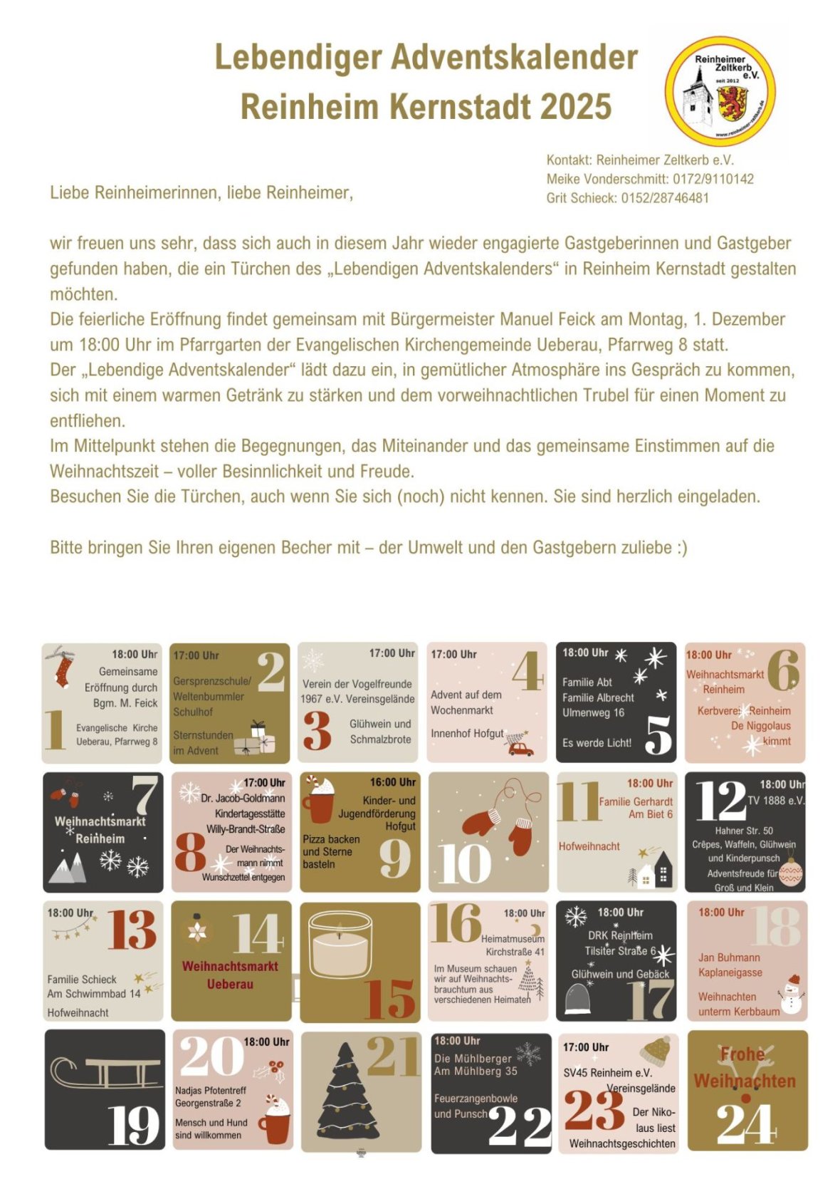 Lebendiger Adventskalender Reinheim - 2